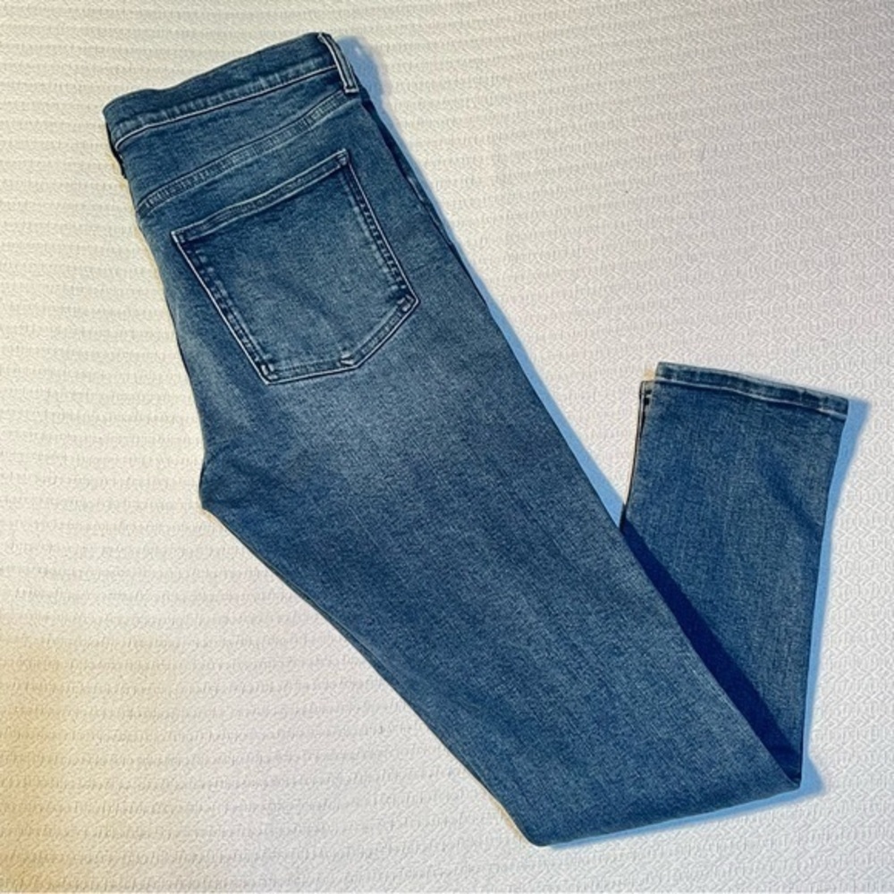 Triarchy V High‎ Rise Straight Leg Blue Jean Women 34x30.5" Zip 5 Pocket - Picture 11 of 16